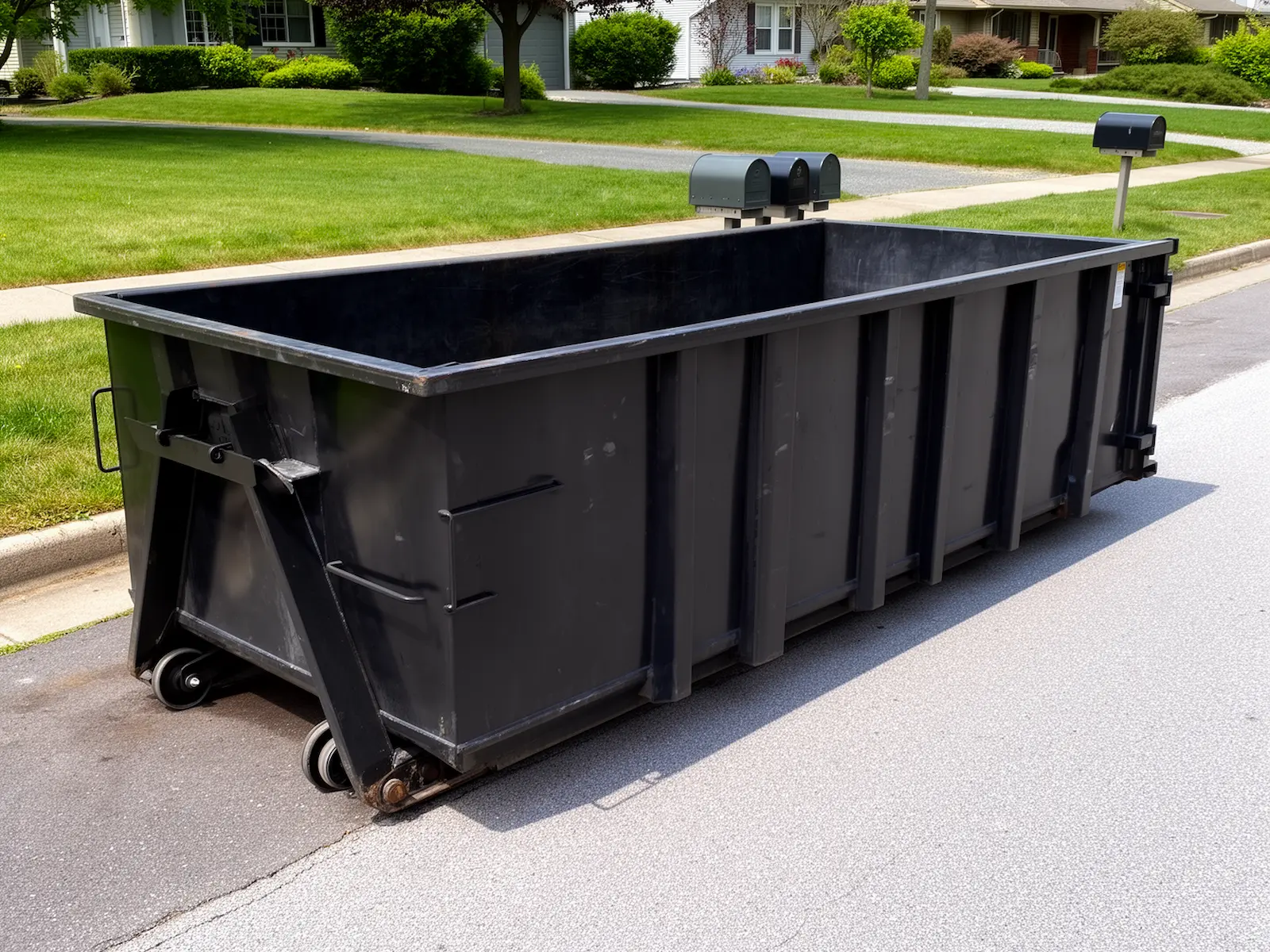 Roll-off dumpster from Zach & Mike's Dumpsters in Angola, IN